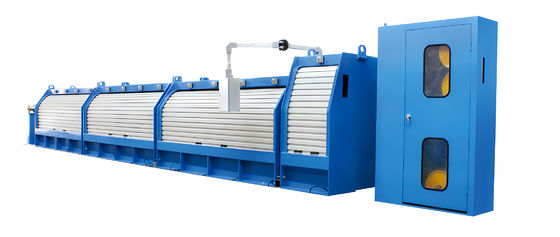bakır tel çubuk parçalanma çekim makinesi line annealing ile Çin üreticisi