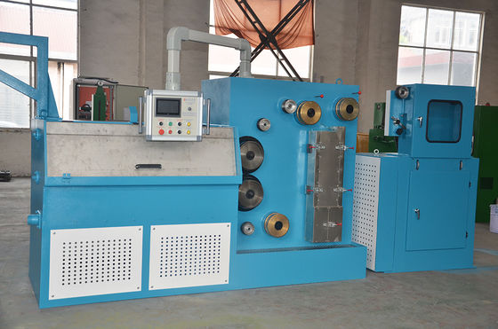 İyi bir fiyat. Çeşitli Başlı Çeşitli Tel Çekim Makinesi 4 Tel için 0.15-0.6mm Bakır Tel Üretim hattı çevrimiçi