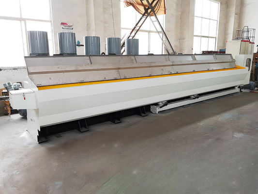İyi kaliteli bakır çubuk parçalanma çizim makinesi hattı ile annealer çift spool alma makinesi