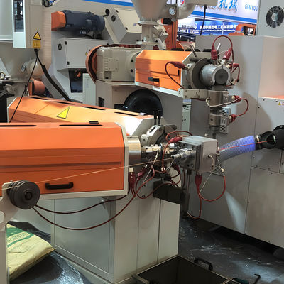 Pvc Pe kaplı elektrikli tel çıkartma makinesi yapma makinesi Kablo çıkartma üretim hattı